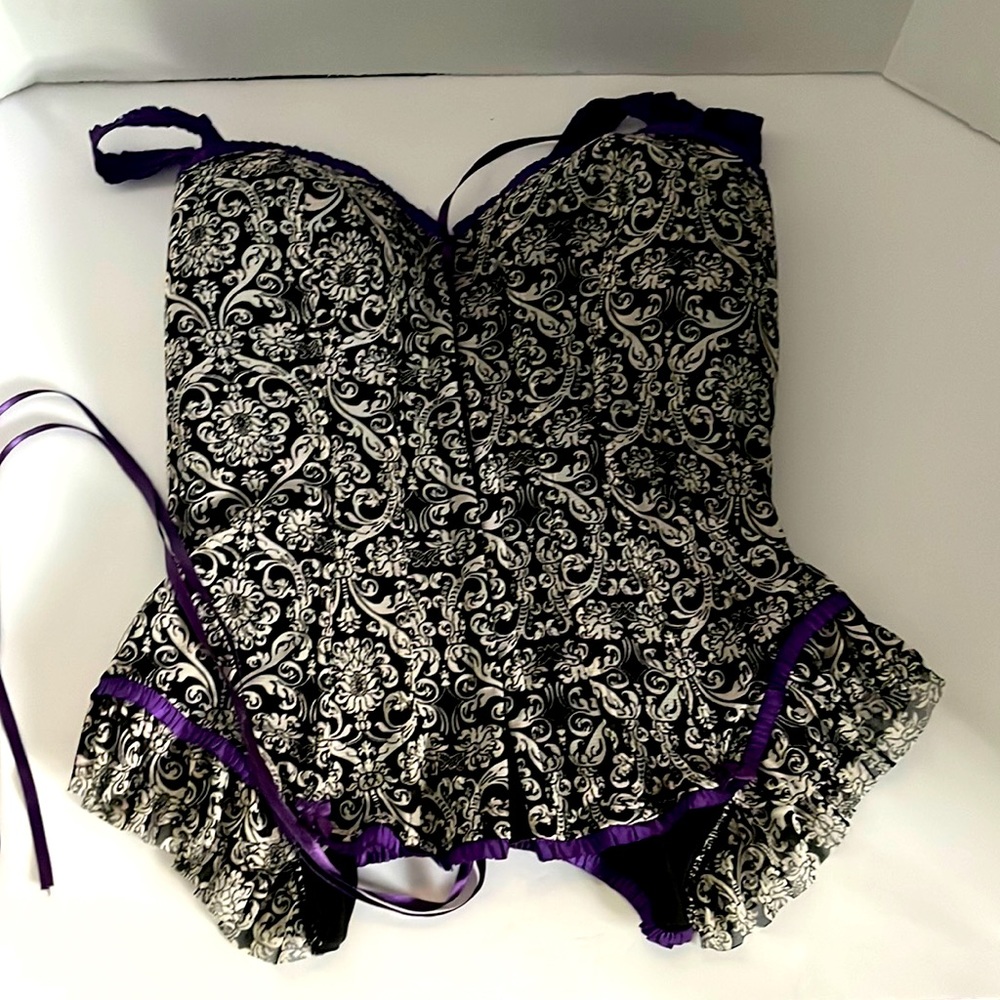 Cacique Print Corset Tank  - New with Tags